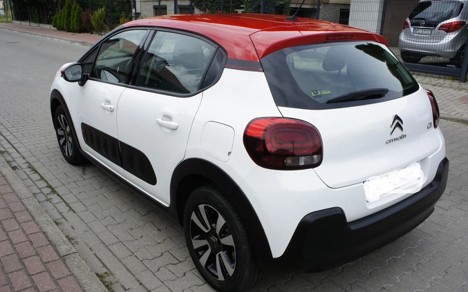 Citroen C3 cena 54800 przebieg: 22000, rok produkcji 2018 z Płock małe 301